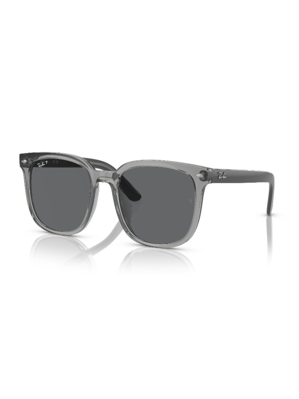 New Ray-Ban Unisex Sunglasses Grey Square Lens Injected Frame Ray Ban RB4401D 55